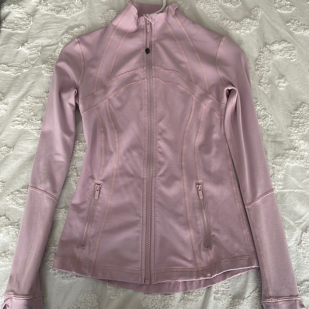 size 4 pink peony lululemon define jacket